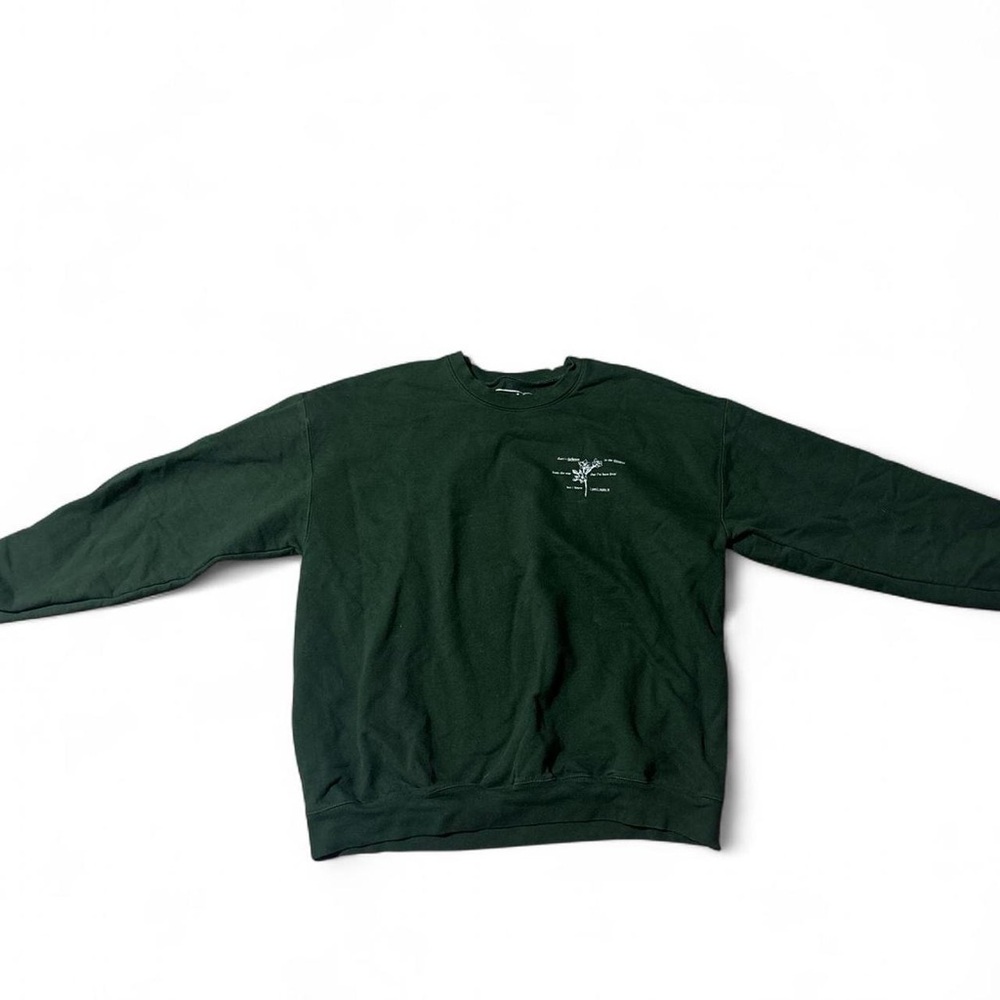 Forest Green David Kushner Msrble Crew Neck